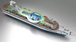 Cruise Ship Royal caribbean Sun Viking 3D model