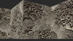 Damaged Walls 3D model