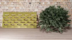 Decoration grid for CNC Low-poly 3D model