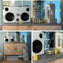 Decorative set in the style of Loft 3D model