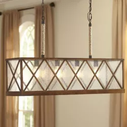Decory 4 - Light Kitchen Island Square - Rectangle Pendant 3D model