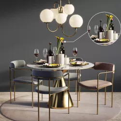 Dinning Set 05 3D model