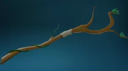 Druidic Staff Low-poly 3D model