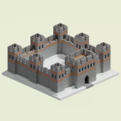 Dwarven Walls 3D model