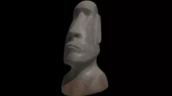 Easter Island Statue Low-poly 3D model