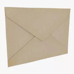 Envelope - Closed Low-poly 3D model