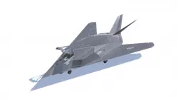 F-117 Nighthawk Low-poly 3D model
