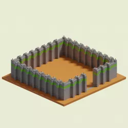 Facility Walls 3D model