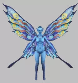 fairy character 3D model