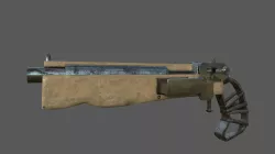 Fallout-style gun Low-poly 3D model