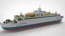 Ferry RoRo 3D model