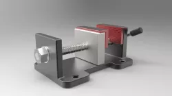 Fixed Base Bench 3D model