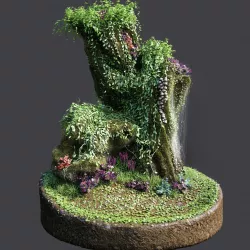 Florarium dwarf 3D model