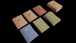 Folder Stack  PBR Game Ready Low-poly 3D model