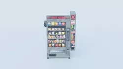 Food vending machine 3D model