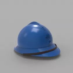 French Infantry Helmet WW1 Low-poly 3D model