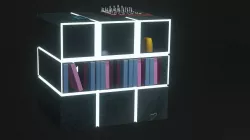 Future Cupiod Low-poly 3D model