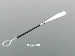 glaive of elsinor 3D model