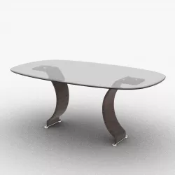 Glass Dinner Table 3D model