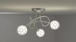 Globes Ceiling Light 3D model