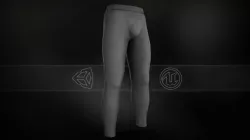 Gray Skinny Medieval Pants Low-poly 3D model