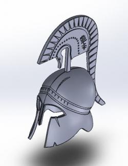 Playmobil Greek Spartan Helmet Custom 3D Greek Helmet Casque Grec Elmo Greco