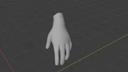 Hands Low-poly 3D model