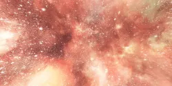HDRI Panoramic Sky - 360 starfield - 10 red glaring night  Low-poly 3D model
