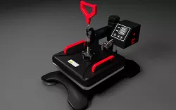 Heat Press Machine Rotatable 3D model