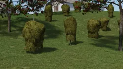 Historic hay rack Low-poly 3D model