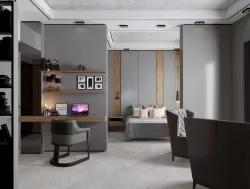 Hotel Suite Room and Lounge 3D model