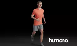 Humano Running Man 0803 3D model