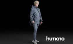 Humano Running Man 0810 3D model