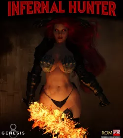 Infernal Hunter For G8F 3D model