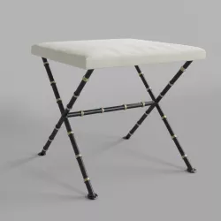 Italian Vintage Iron Stool 3D model