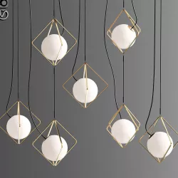 Jack O Lantern Single Pendant 3D model