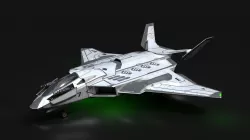 Jet Fighter - Source Files Attached 8K Textures Low-poly 3D model