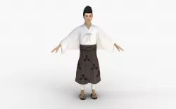 Kimono Man 3D model