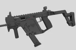 Kriss vector Low-poly 3D model