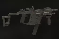 Kriss vector Low-poly 3D model