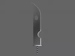 Kubikiribocho - Zabuza sword 3D model