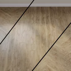 Laminate Ter Hurne Grand Line Copper Brown Oak 1843 3D model