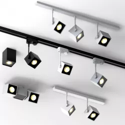 Lamps SLV Altra Dice with adjustable swing angle 3D model