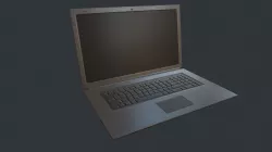 Laptop PBR Game Ready Model Low-poly 3D Low-poly 3D model
