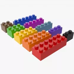 Lego Set Low-poly 3D model