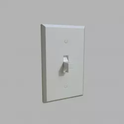 Light Switch 01 - Household Low-poly 3D model