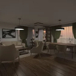 Living Room 3D model