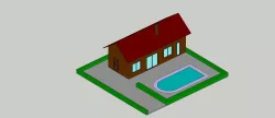 Low Poly Houses - ED Model 5 Low-poly 3D model