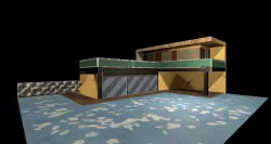 Low Poly Realistic Villa Low-poly 3D model
