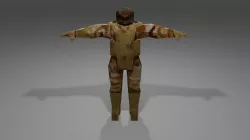 Low Poly Soldier Low-poly 3D model